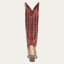 Load image into Gallery viewer, Stetson Women&#39;s Ruby Red Goat Leather Round Toe Boots 4300