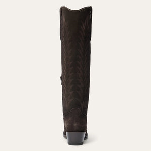 Stetson Women's Loretta Brown Leather Snip Toe Boots 1161