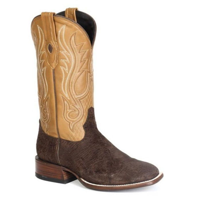 Stetson Men's River Horse Brown Hippopotamus Western Boots 0305