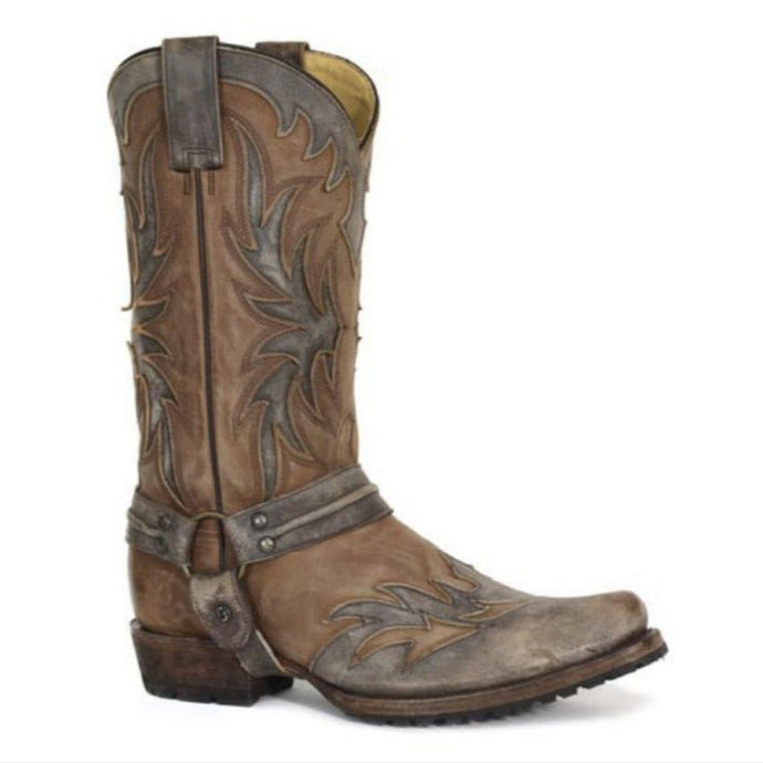 Stetson Men's Outlaw Jack Brown Snip Toe Boots 4097