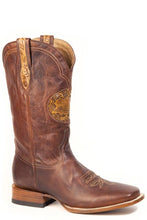 Load image into Gallery viewer, Stetson Men's X Anniversary Brown Leather Square Toe Boots 0022