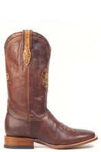 Load image into Gallery viewer, Stetson Men's X Anniversary Brown Leather Square Toe Boots 0022