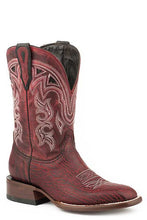 Load image into Gallery viewer, Stetson Women's Meadow Black Leather Square Toe Boots 0901