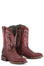 Load image into Gallery viewer, Stetson Women's Meadow Black Leather Square Toe Boots 0901