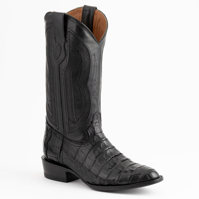 Ferrini Men's Belly Caiman Dakota Crocodile Square Toe Boots 12411-04