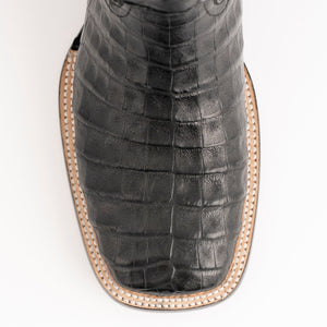 Ferrini Men's Belly Caiman Dakota Crocodile Square Toe Boots 12493-04