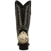 Load image into Gallery viewer, Cowtown Men&#39;s Python Back Cut Round Toe Boots W808