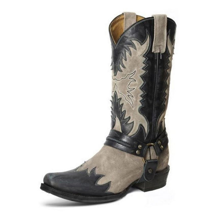 Stetson Men's Outlaw Rock Star Grey Snip Toe Boots 4100