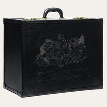 Load image into Gallery viewer, Stetson Black Premium Leather Hat Case