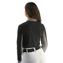 Load image into Gallery viewer, CorrectConnect Cool and Comfortable Black Sun Shirt with Glitter Bars