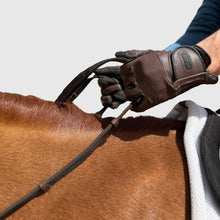 Load image into Gallery viewer, CorrectConnect Sure Grip Rubber Reins with 4&quot; Rein Stops-Superb Slim Rubber Woven Grip