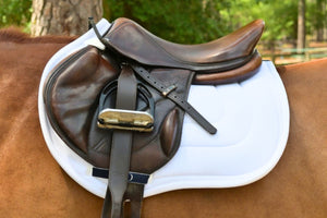 CorrectConnect General Purpose Mesh Saddle Pad with Quick Dry Cotton Lining in Navy, White, or Black