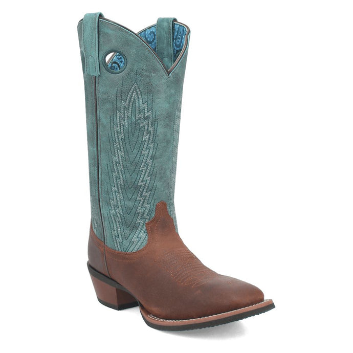 Laredo Women's Sable Brown Leather Rom Toe Boot 20007