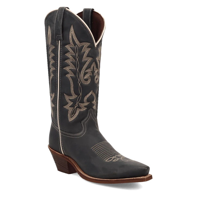Laredo Women's Carly Navy Leather Snip Toe Boot 20025