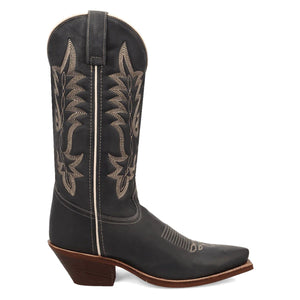Laredo Women's Carly Navy Leather Snip Toe Boot 20025