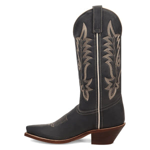Laredo Women's Carly Navy Leather Snip Toe Boot 20025