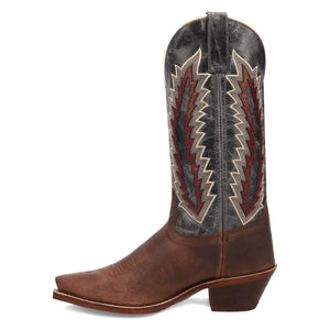 Laredo Women's Cadence Dark Brown Leather Snip Toe Boot 20029