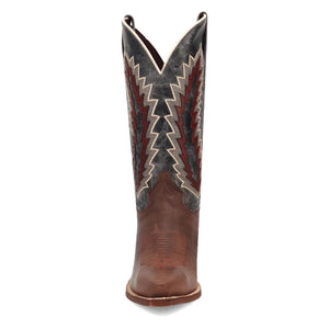Laredo Women's Cadence Dark Brown Leather Snip Toe Boot 20029