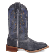 Load image into Gallery viewer, Laredo Women&#39;s Chic Blue Leather Square Toe Boot 2004