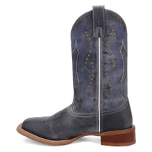Load image into Gallery viewer, Laredo Women&#39;s Chic Blue Leather Square Toe Boot 2004