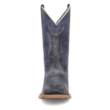Load image into Gallery viewer, Laredo Women&#39;s Chic Blue Leather Square Toe Boot 2004