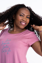 Load image into Gallery viewer, Tshirt - Scoop Tee Mauve
