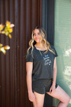 Load image into Gallery viewer, Tshirt - Scoop Tee 2Tone Charcoal