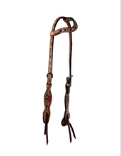 Load image into Gallery viewer, Alamo Saddlery Cheetah Rose 5/8 Inch wave one ear 2074