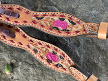 Load image into Gallery viewer, Alamo Saddlery Cheetah Rose 5/8 Inch wave one ear 2074