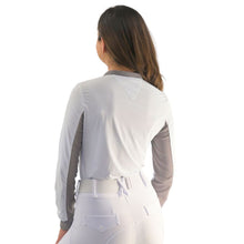 Load image into Gallery viewer, CorrectConnect White Sun Shirt with Glitter Bars