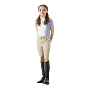 Equinavia Tuva Kids Show Knee Patch Breeches - Tan E36003