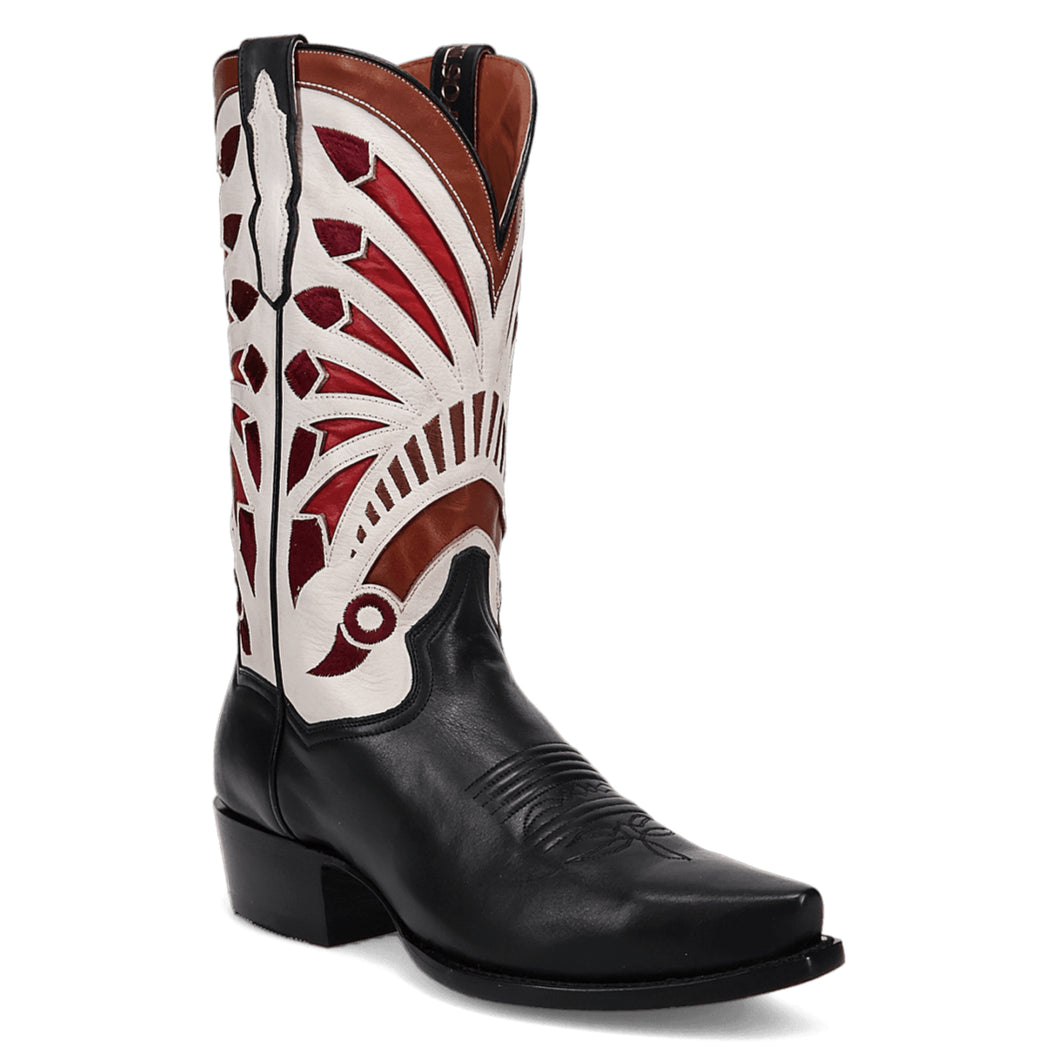 Dan Post Men's Ronan Leather Black Snip Toe Boot DP80512