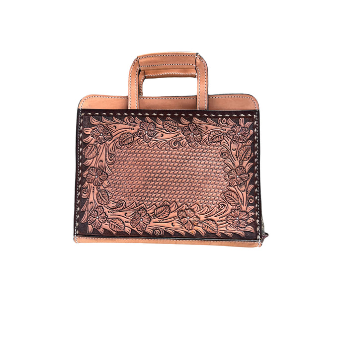 Alamo Saddlery #2 Cowboy Briefcase Cinnamon