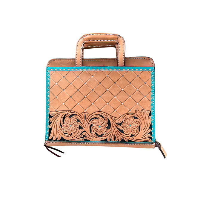 Alamo Saddlery #3 Cowboy Briefcase El Pinto Combo