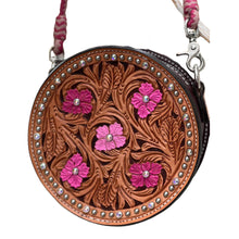 Load image into Gallery viewer, Alamo Saddlery 8 Inch Rhinestone Cowgirl Canteen Handbag