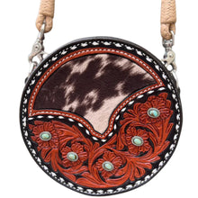 Load image into Gallery viewer, Alamo Saddlery 8 Inch Turquoise Stone Canteen Handbag