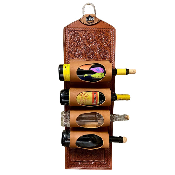 Alamo Saddlery Wine Holder Style 1