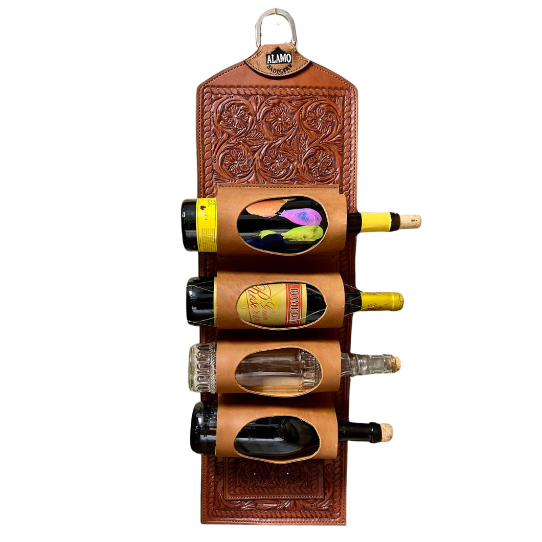 Alamo Saddlery Wine Holder Style 1
