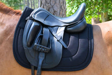 Load image into Gallery viewer, CorrectConnect Dressage Mesh Saddle Pad with Quick Dry Cotton Lining in Navy, White or Black