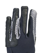 Load image into Gallery viewer, CorrectConnect Oil-Tac Copper Tech Leather Premium Riding Glove in Black