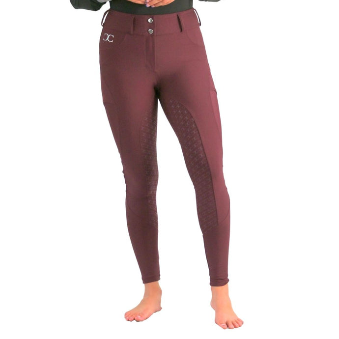 CorrectConnect Burgundy Just Right Summer Breeches + Free Bit Belt