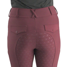 Load image into Gallery viewer, CorrectConnect Burgundy Just Right Summer Breeches + Free Bit Belt