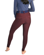 Load image into Gallery viewer, CorrectConnect Burgundy Just Right Summer Breeches + Free Bit Belt