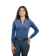 Load image into Gallery viewer, CorrectConnect Cool and Comfortable Navy Sun Shirt