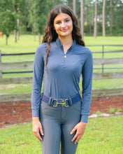 Load image into Gallery viewer, CorrectConnect Cool and Comfortable Navy Sun Shirt