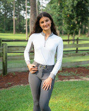 Load image into Gallery viewer, CorrectConnect White Sun Shirt with Glitter Bars