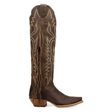 Load image into Gallery viewer, Dan Post Women&#39;s Prairie Dancer Brown Leather Snip Toe Boot DP7103