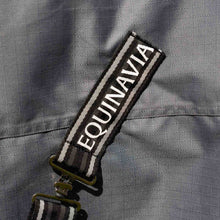 Load image into Gallery viewer, Equinavia Arktis Extended Neck Heavy Weight Turnout Blanket 300g - Charcoal Gray E24009