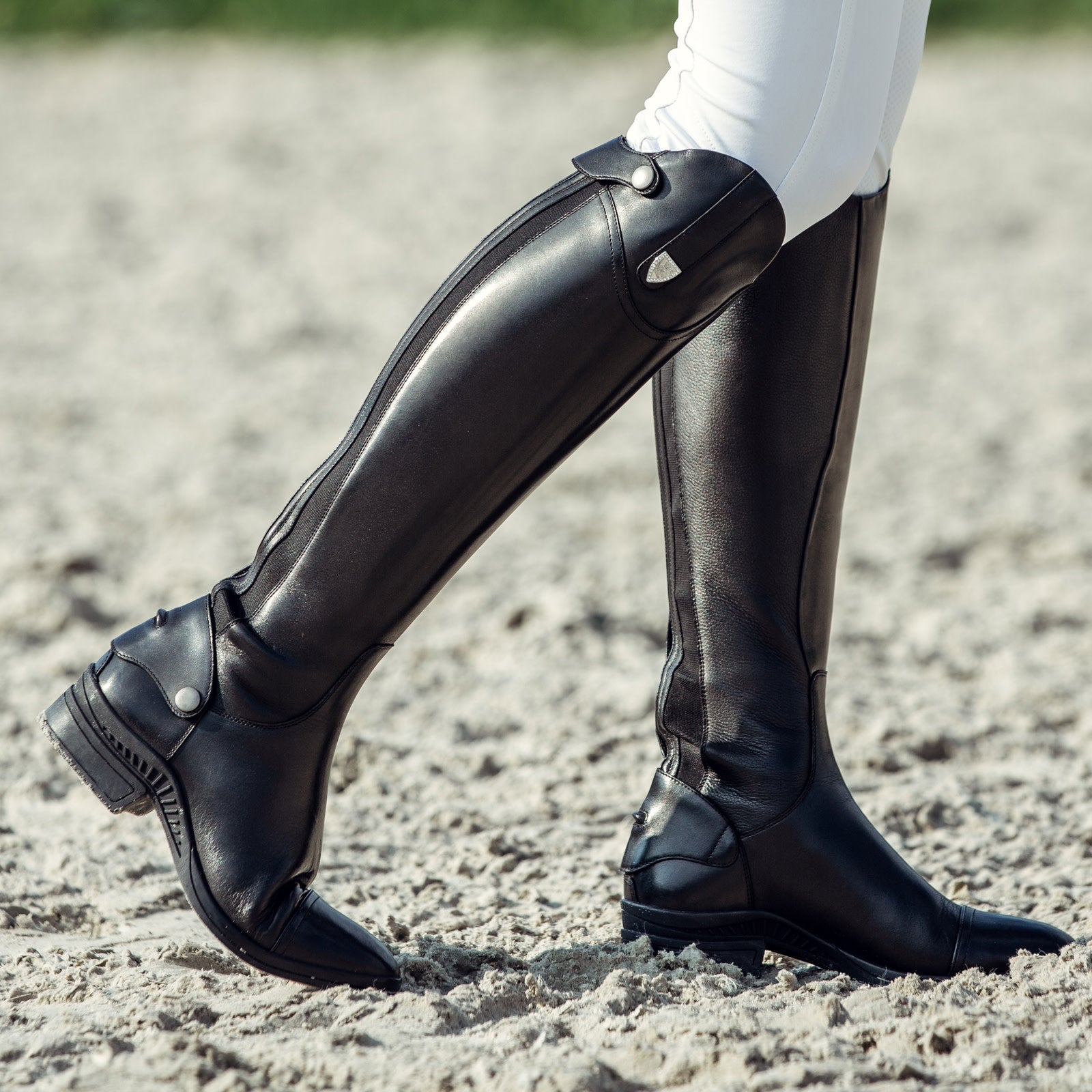 Horze Duvall Womens Tall Dress Boots, Black, 7.5 W Horze Duvall Womens Tall Dress Boots, Black, 7.5 W