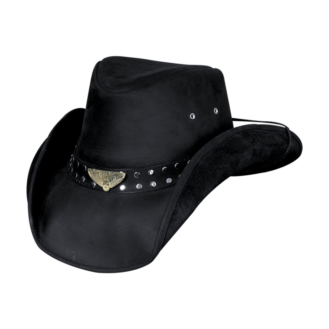 Bullhide Born to Ride Leather Cowboy Hat 4014BL